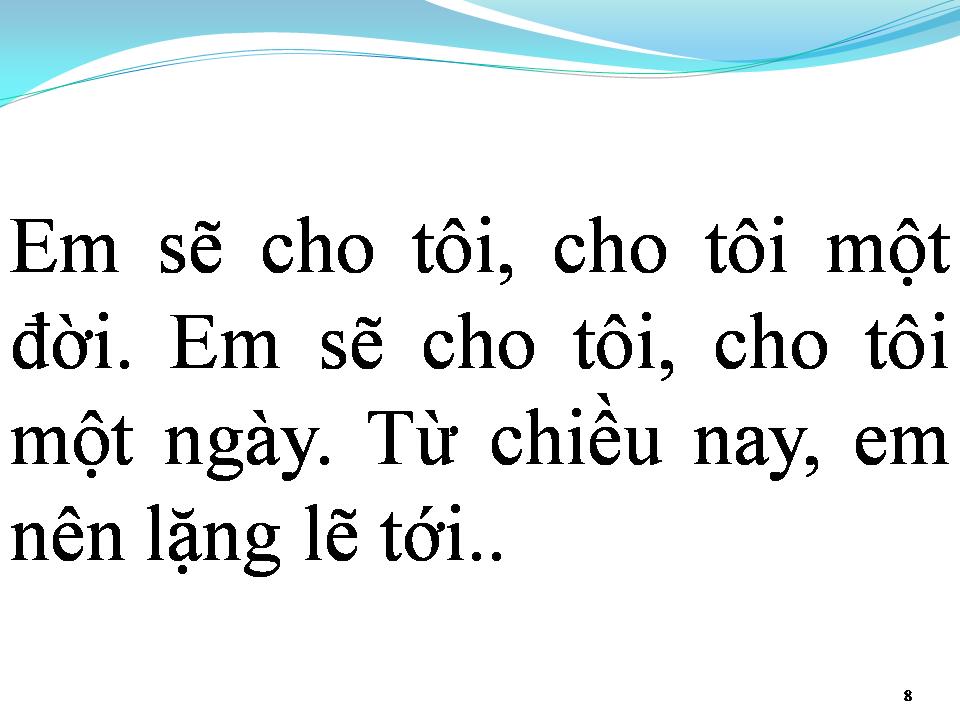 Lời bài hát EM ĐÃ CHO TÔI BẦU TRỜI