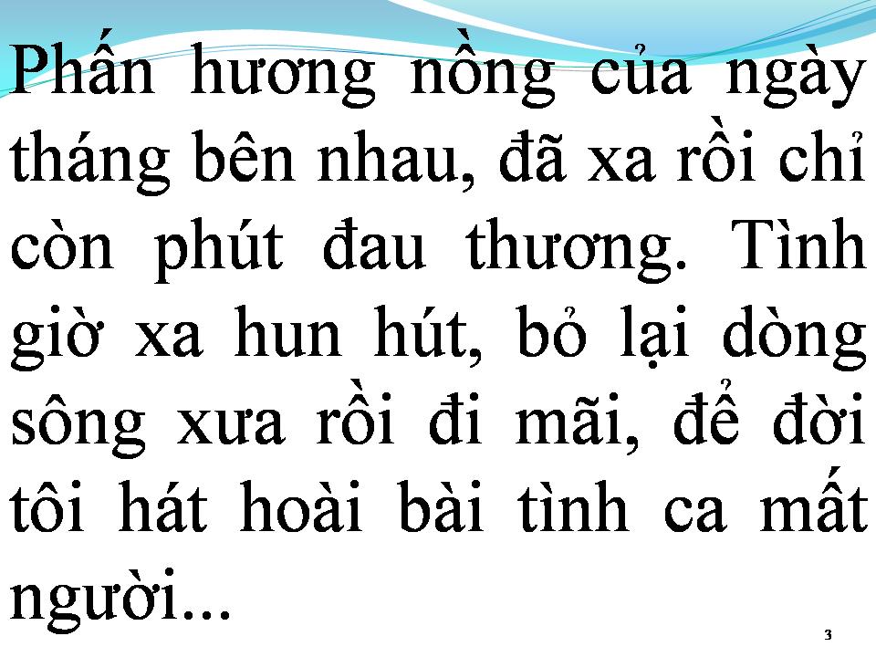 Lời bài hát EM ĐÃ XA TÔI