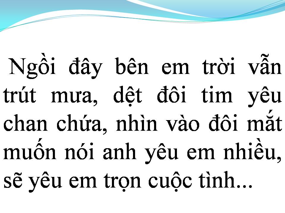 Lời bài hát EM ĐÂU BIẾT