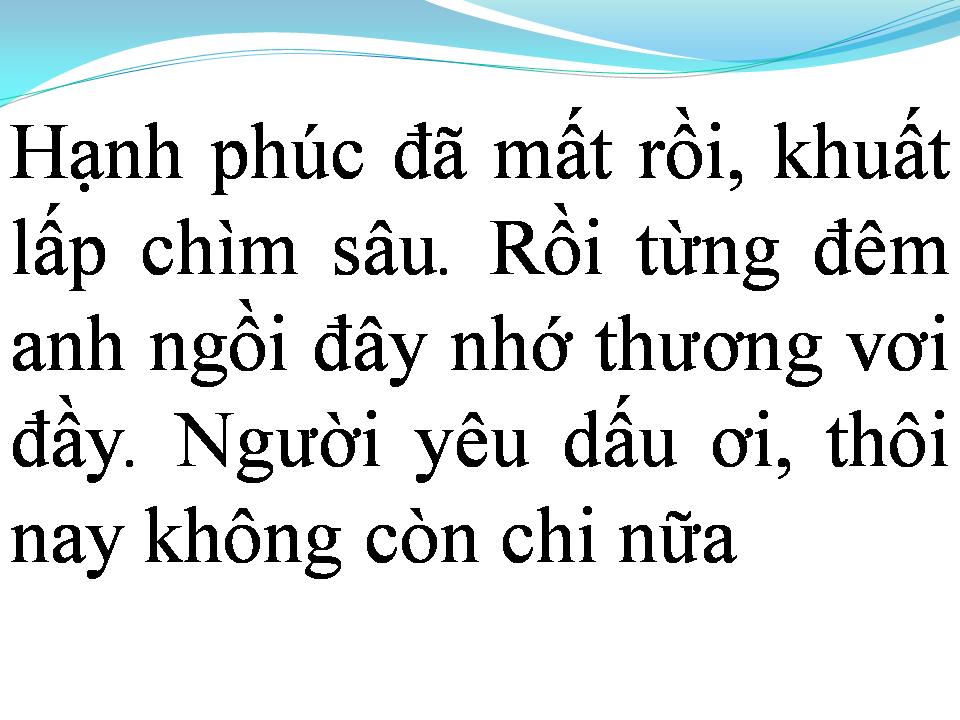 Lời bài hát EM ĐÂU RỒI