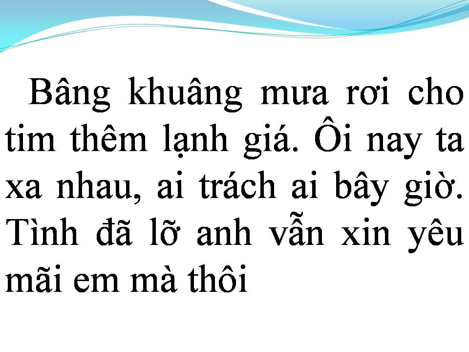 Lời bài hát EM ĐÂU RỒI