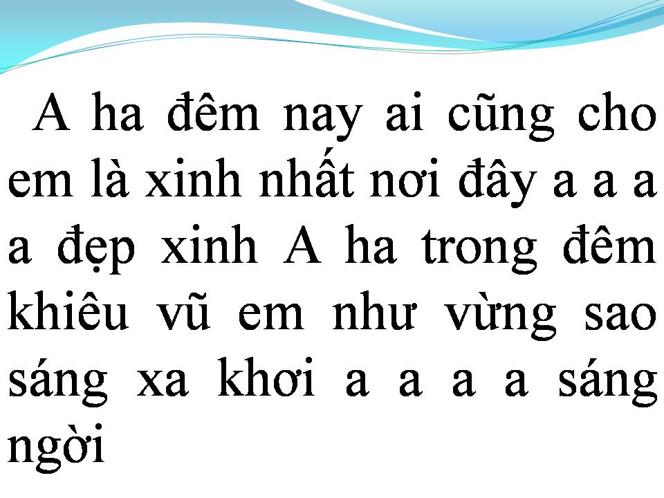 Lời bài hát EM ĐẸP NHẤT ĐÊM NAY