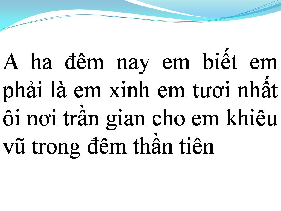 Lời bài hát EM ĐẸP NHẤT ĐÊM NAY