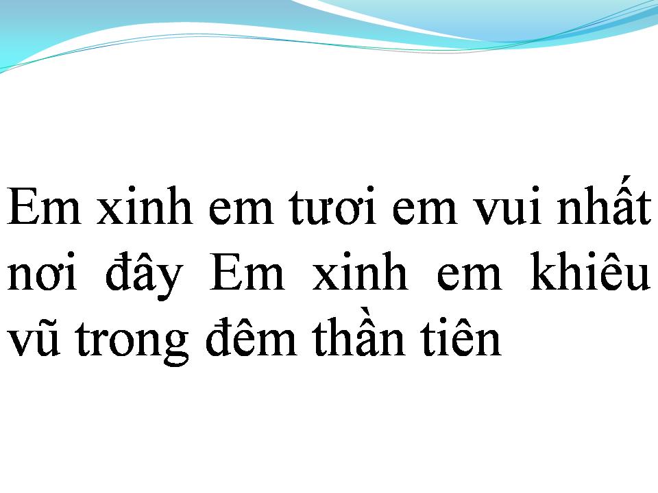 Lời bài hát EM ĐẸP NHẤT ĐÊM NAY