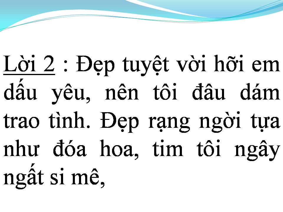 Lời bài hát EM ĐẸP NHƯ MƠ