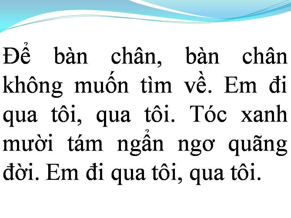 Lời bài hát EM ĐI QUA TÔI