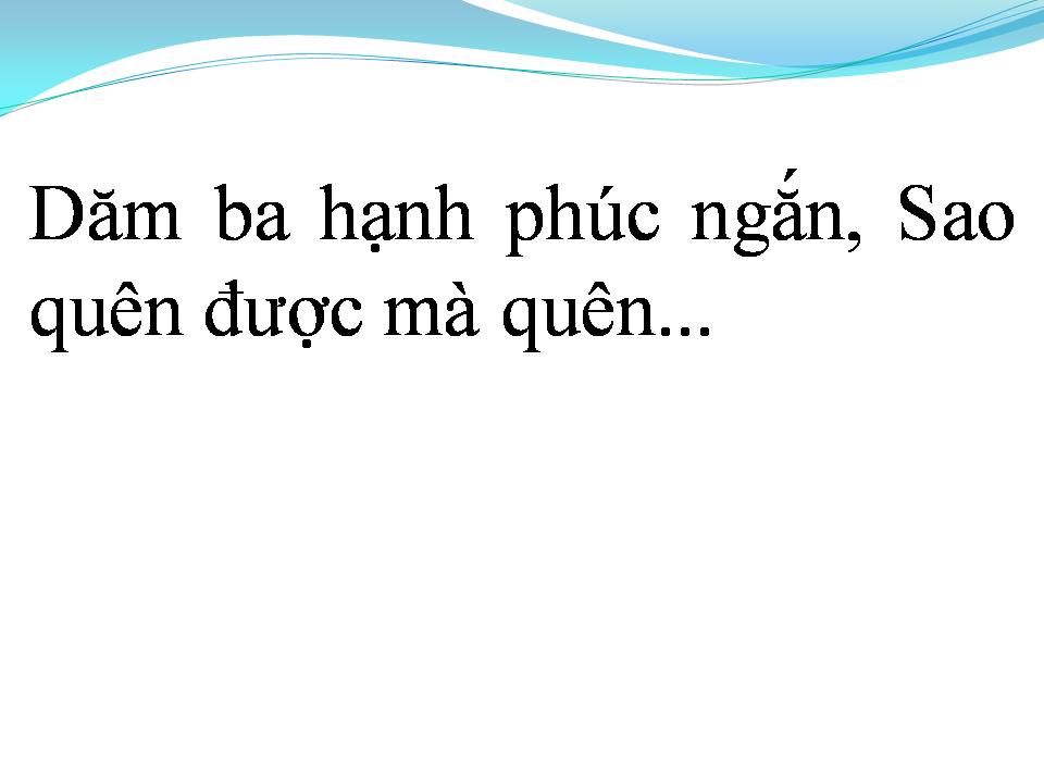 Lời bài hát EM DỊU HIỀN
