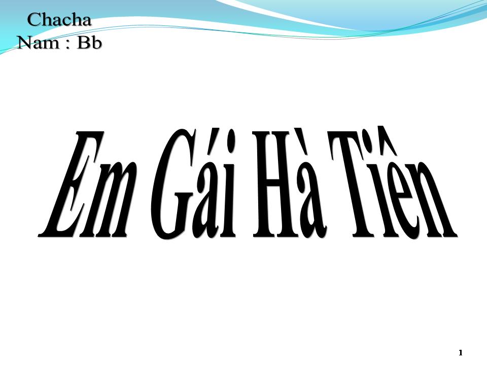 Lời bài hát EM GÁI HÀ TIÊN