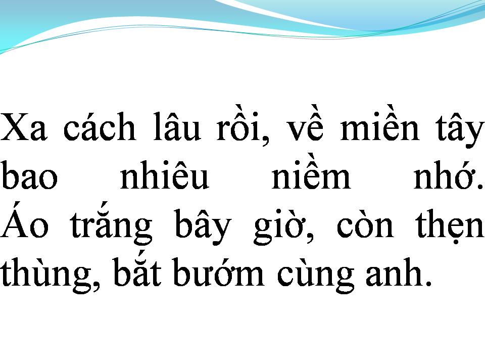 Lời bài hát EM GÁI MIỀN TÂY