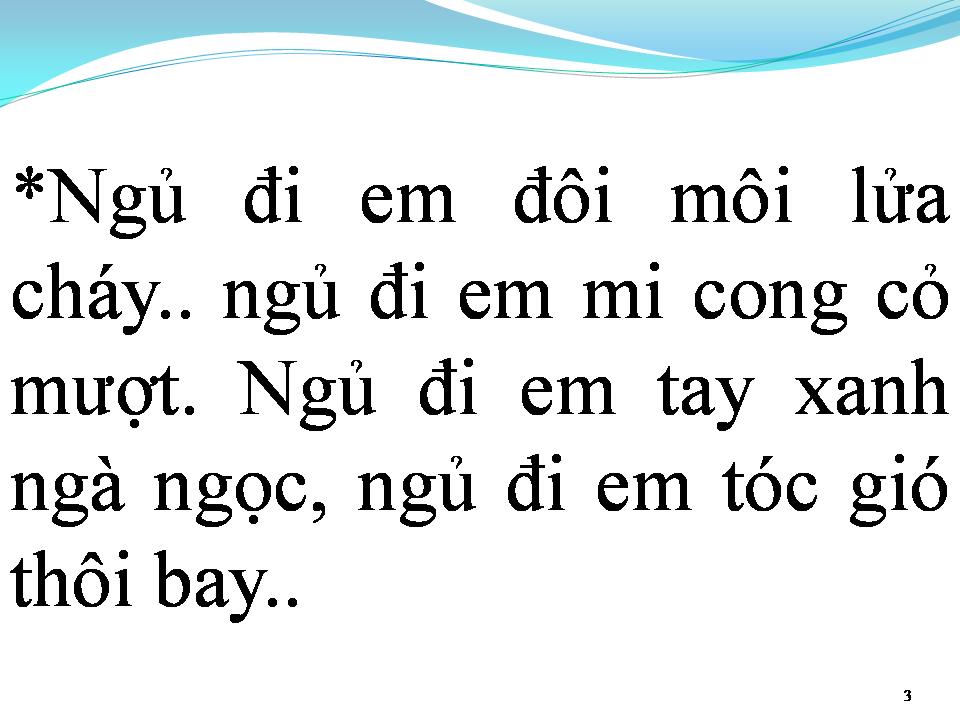 Lời bài hát EM HÃY NGỦ ĐI