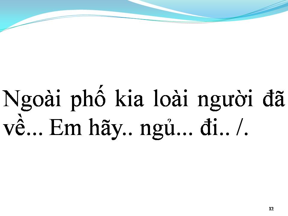 Lời bài hát EM HÃY NGỦ ĐI