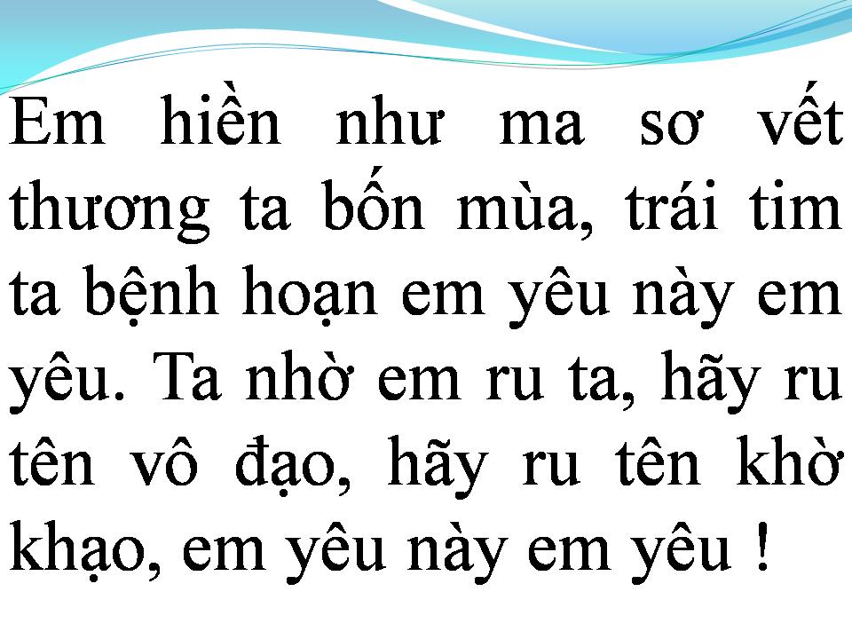Lời bài hát EM HIỀN NHƯ MA SOEUR