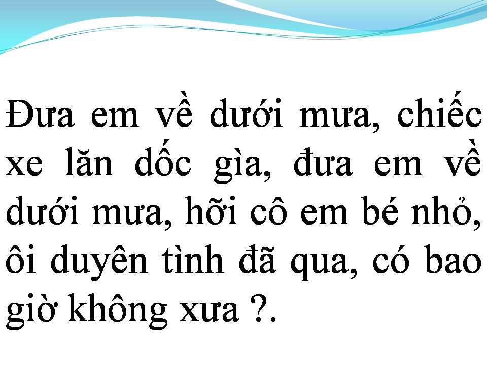 Lời bài hát EM HIỀN NHƯ MA SOEUR