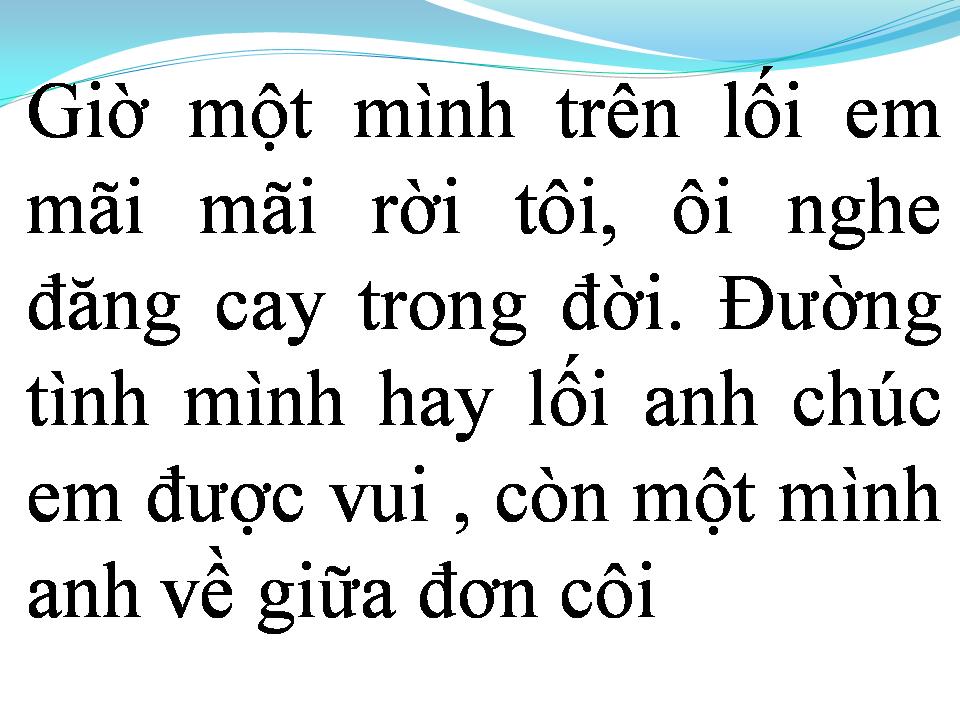 Lời bài hát EM KHÔNG CÒN LÀ CÔ GÁI QUÊ