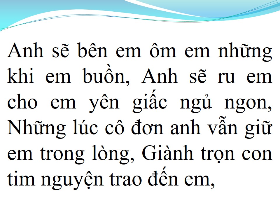 Lời bài hát EM LÀ CỦA ANH