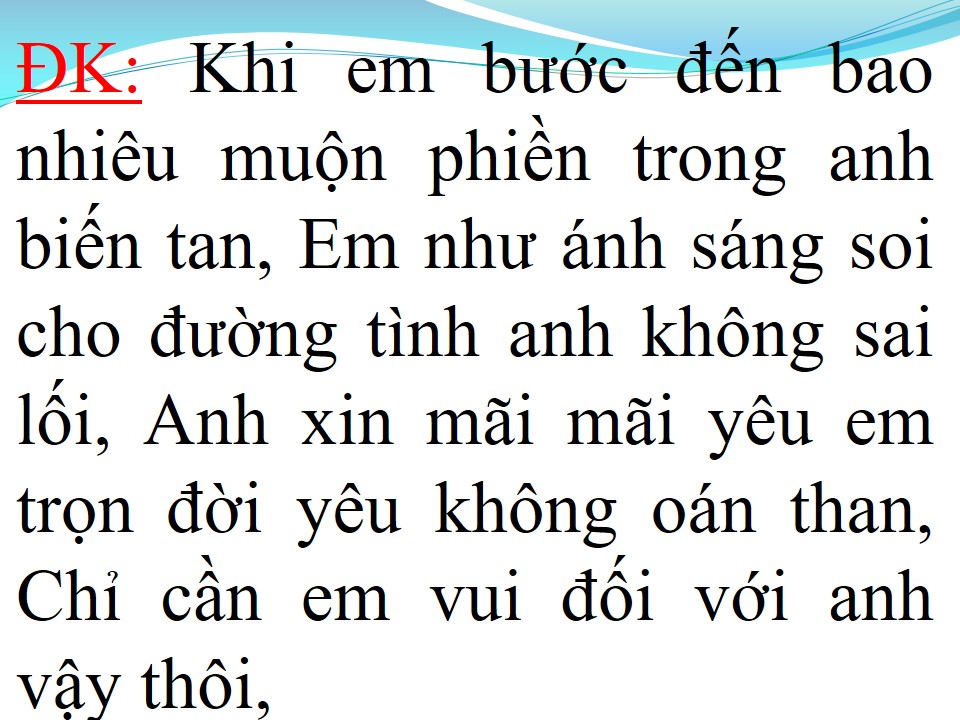 Lời bài hát EM LÀ CỦA ANH