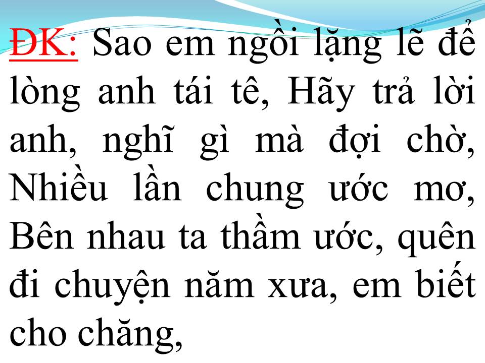 Lời bài hát EM LÀ TẤT CẢ (THAO THỨC VÌ EM)