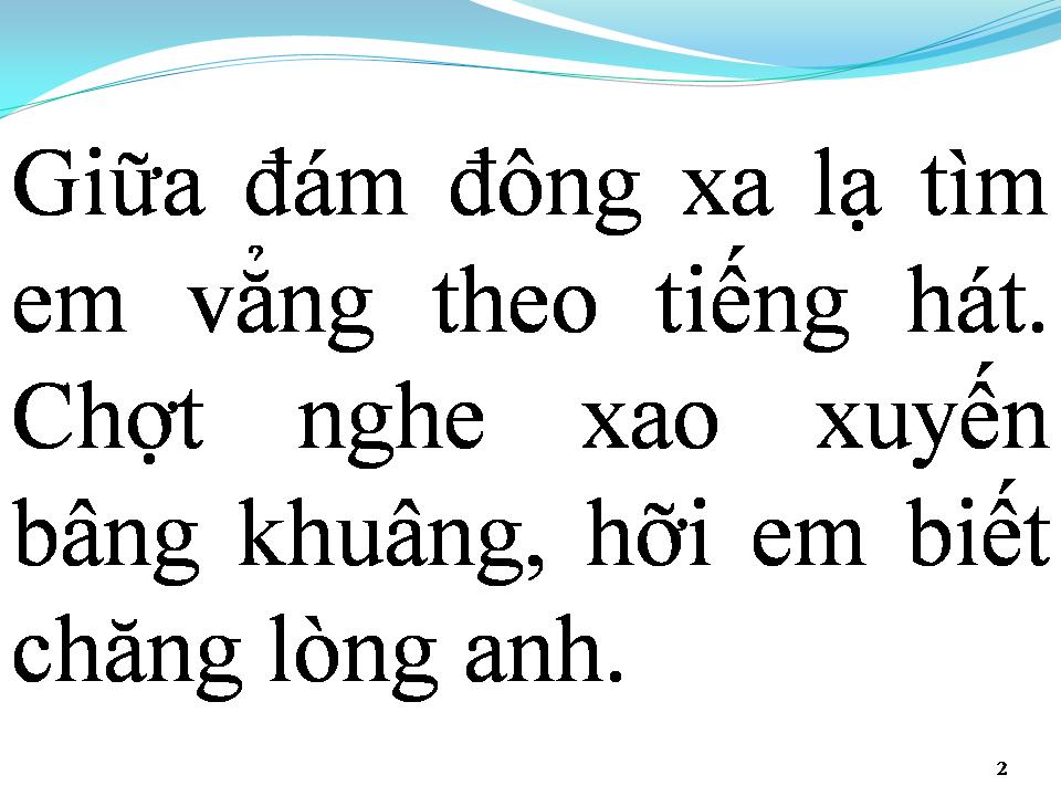 Lời bài hát EM LÀ TIA NẮNG MẶT TRỜI
