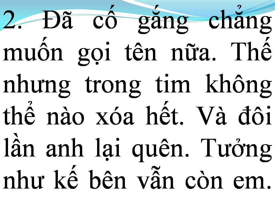 Lời bài hát EM LUÔN Ở TRONG TÂM TRÍ ANH