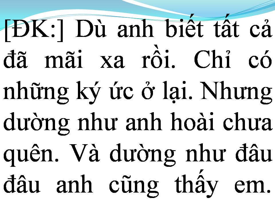 Lời bài hát EM LUÔN Ở TRONG TÂM TRÍ ANH