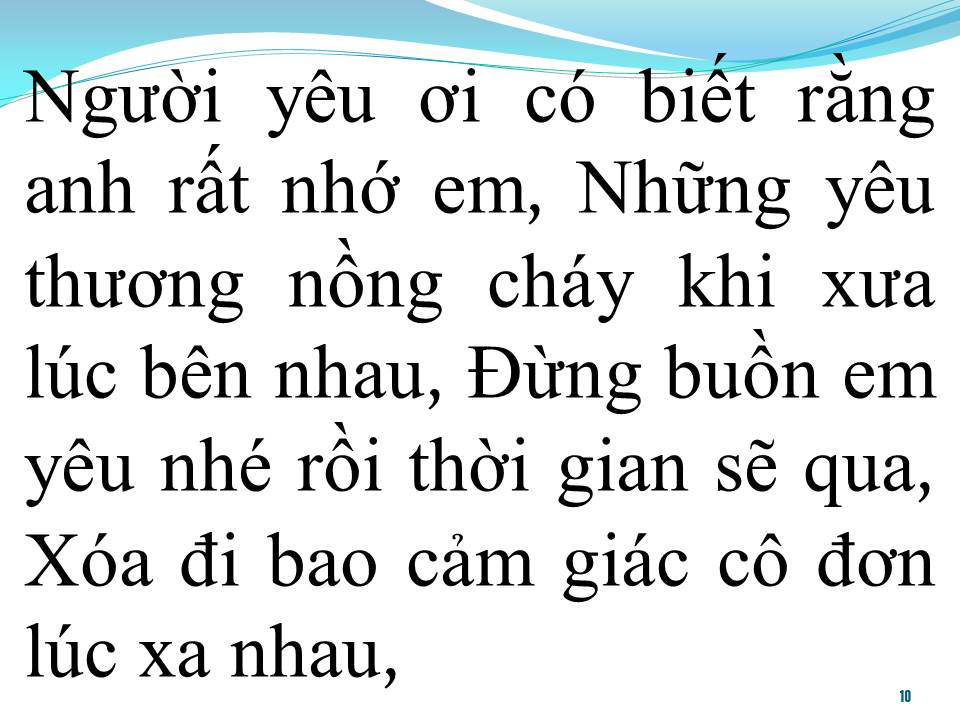 Lời bài hát EM NHỚ ANH