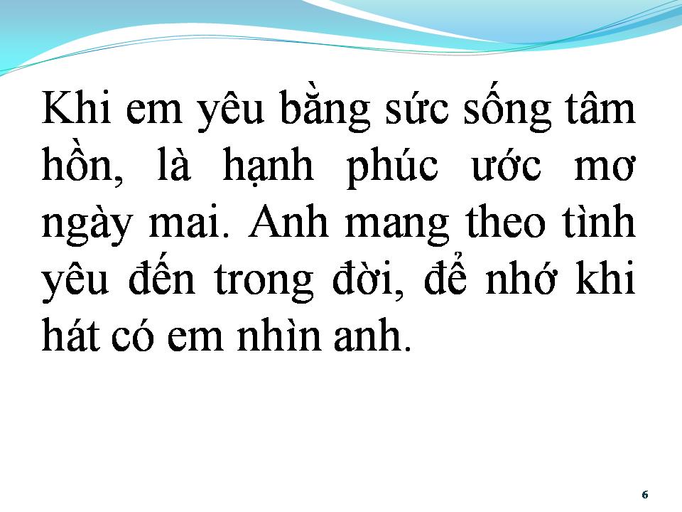 Lời bài hát EM NHƯ TIA NẮNG MẶT TRỜI