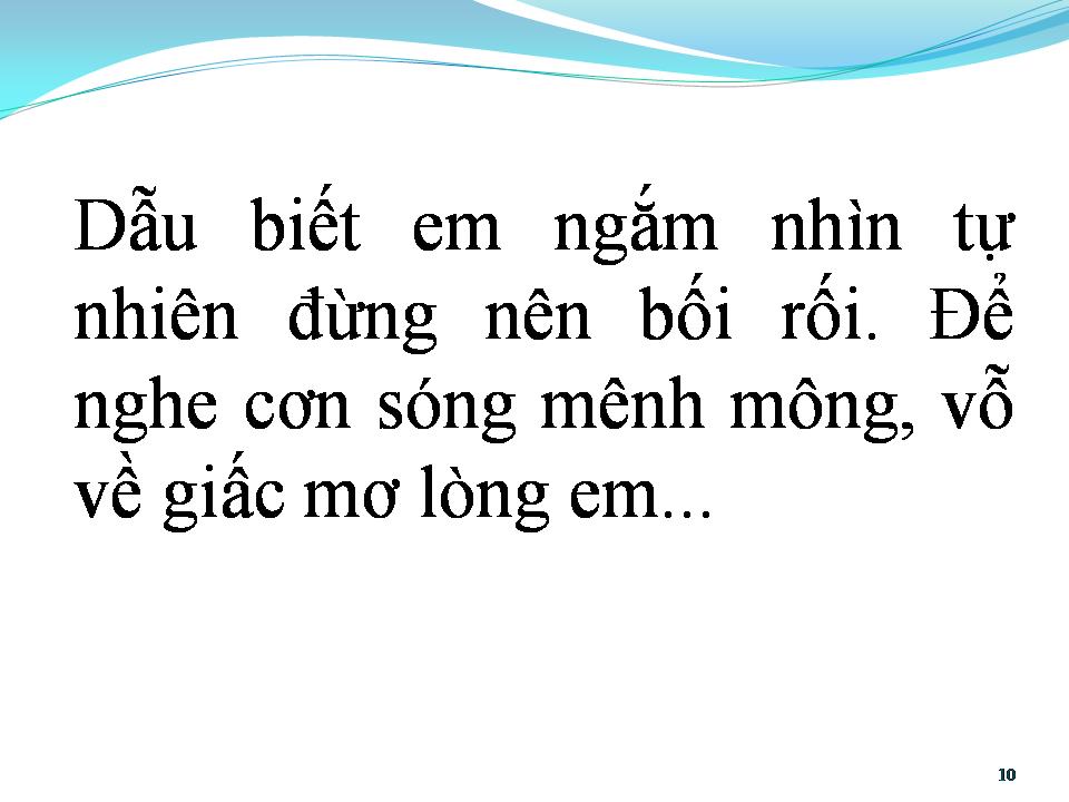 Lời bài hát EM NHƯ TIA NẮNG MẶT TRỜI