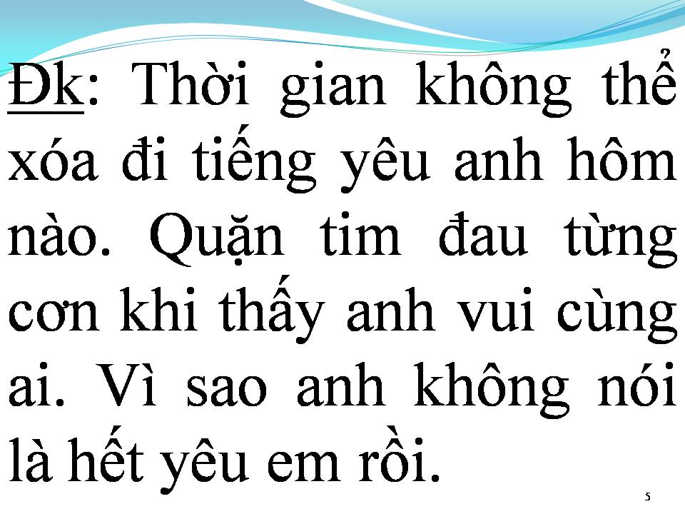 Lời bài hát EM SẼ LÀ NGƯỜI RA ĐI
