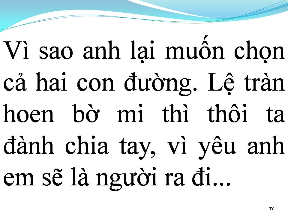 Lời bài hát EM SẼ LÀ NGƯỜI RA ĐI