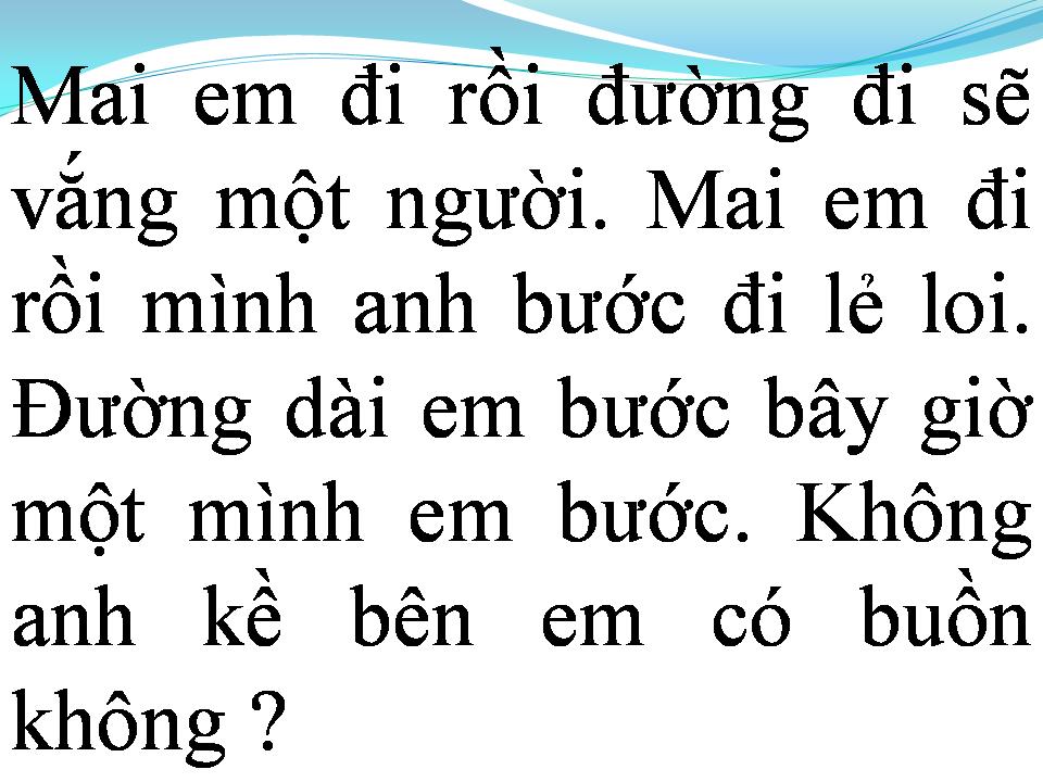 Lời bài hát EM THẾ NÀO