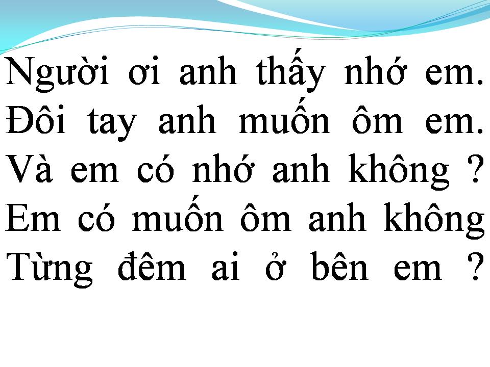 Lời bài hát EM THẾ NÀO