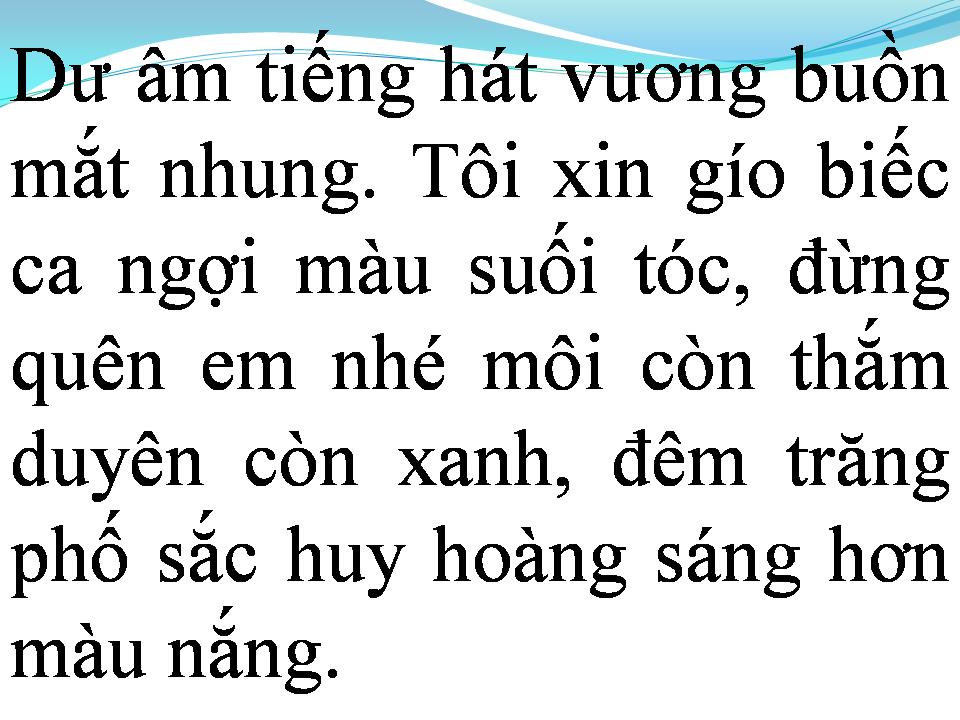Lời bài hát EM TÔI