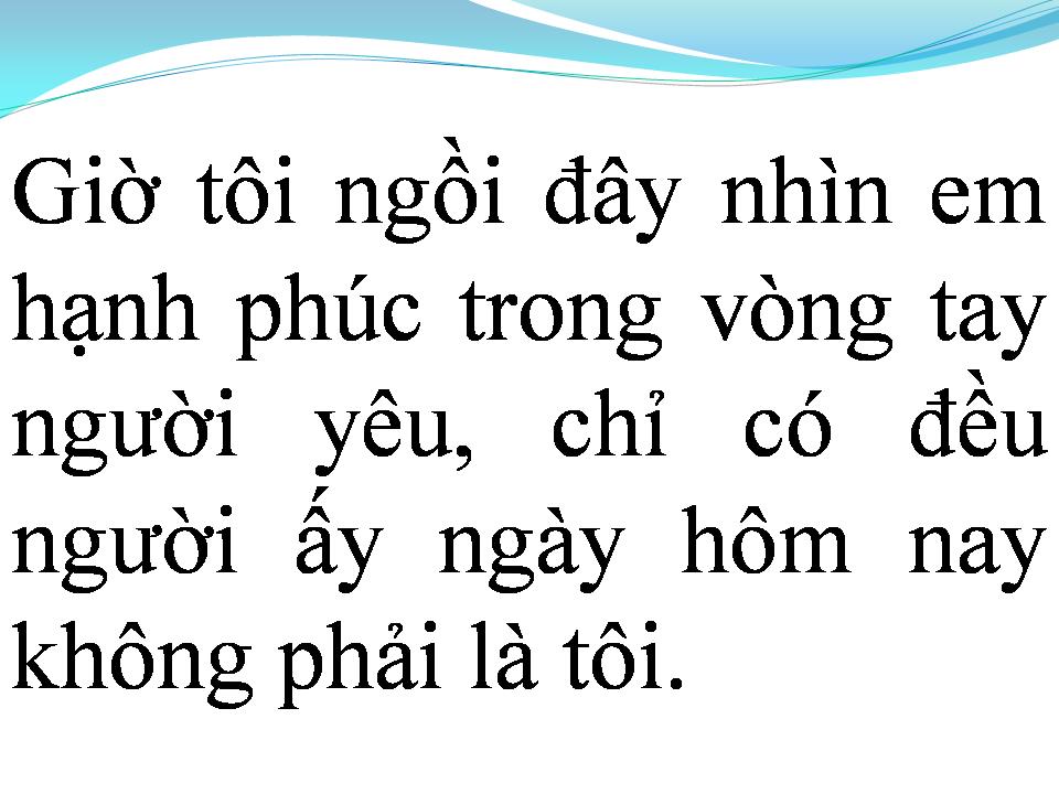 Lời bài hát EM VÀ CÔ ẤY ANH PHẢI LÀM SAO