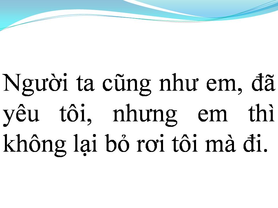 Lời bài hát EM VÀ CÔ ẤY ANH PHẢI LÀM SAO