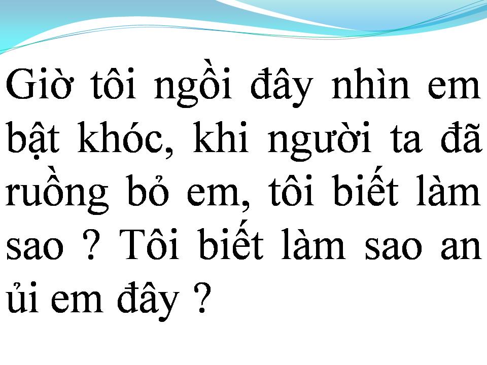 Lời bài hát EM VÀ CÔ ẤY ANH PHẢI LÀM SAO