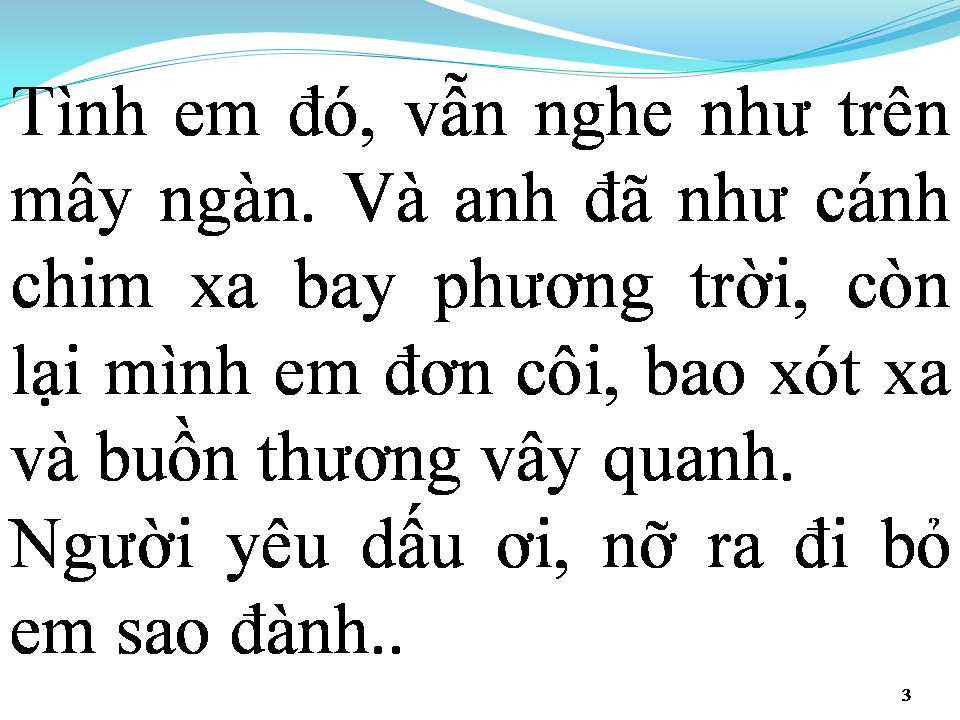 Lời bài hát EM VẪN BIẾT 
