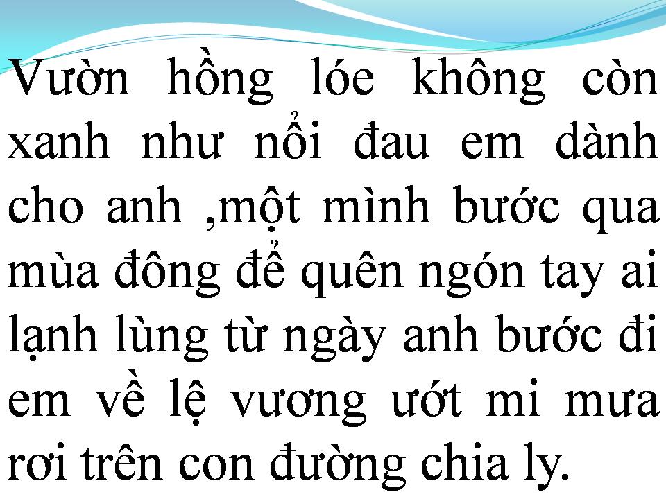 Lời bài hát EM VẪN CHỜ