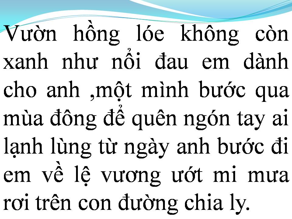 Lời bài hát EM VẪN CHỜ