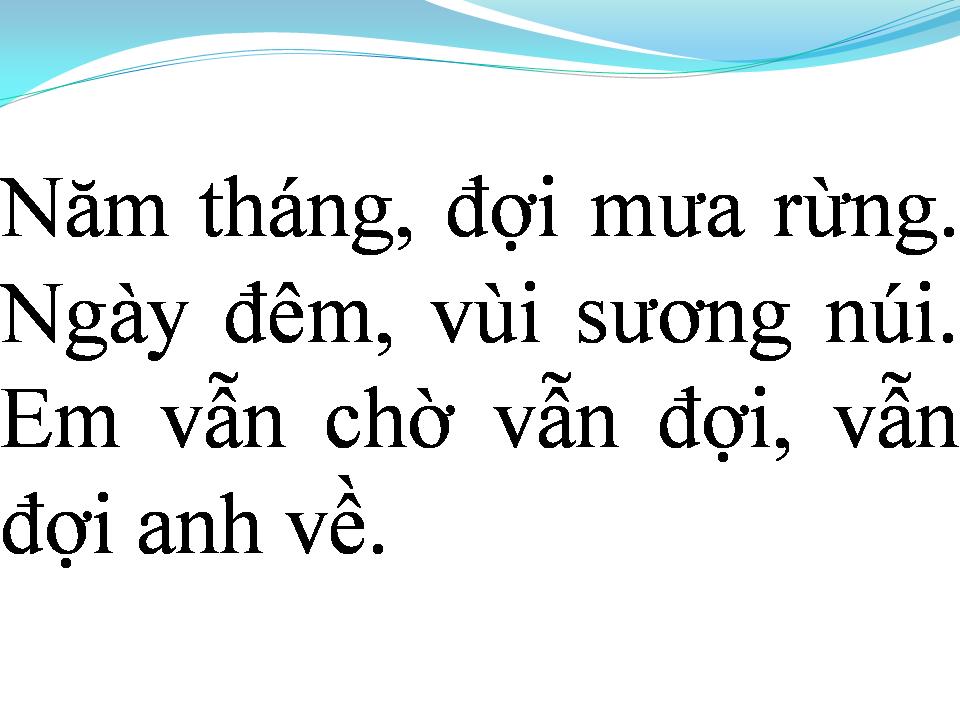 Lời bài hát EM VẪN ĐỢI ANH VỀ