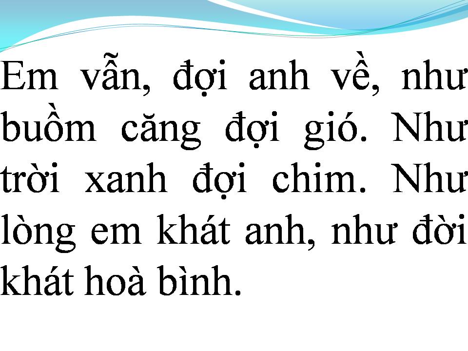 Lời bài hát EM VẪN ĐỢI ANH VỀ