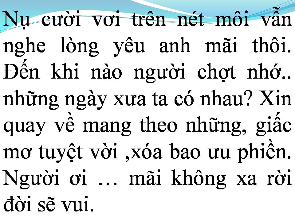 Lời bài hát EM VẪN LÀ EM
