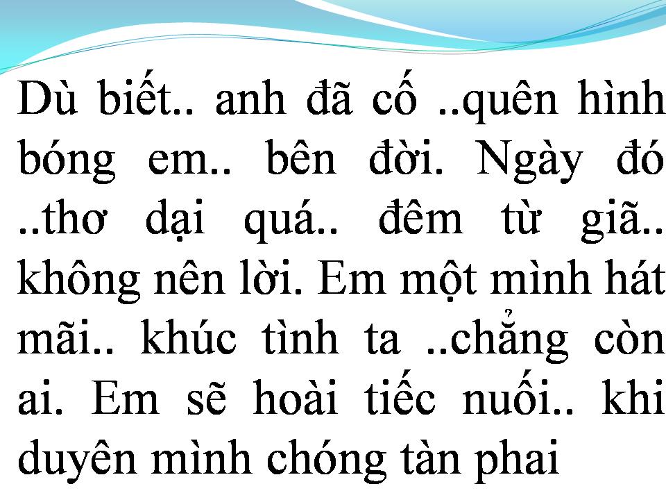 Lời bài hát EM VẪN LÀ EM
