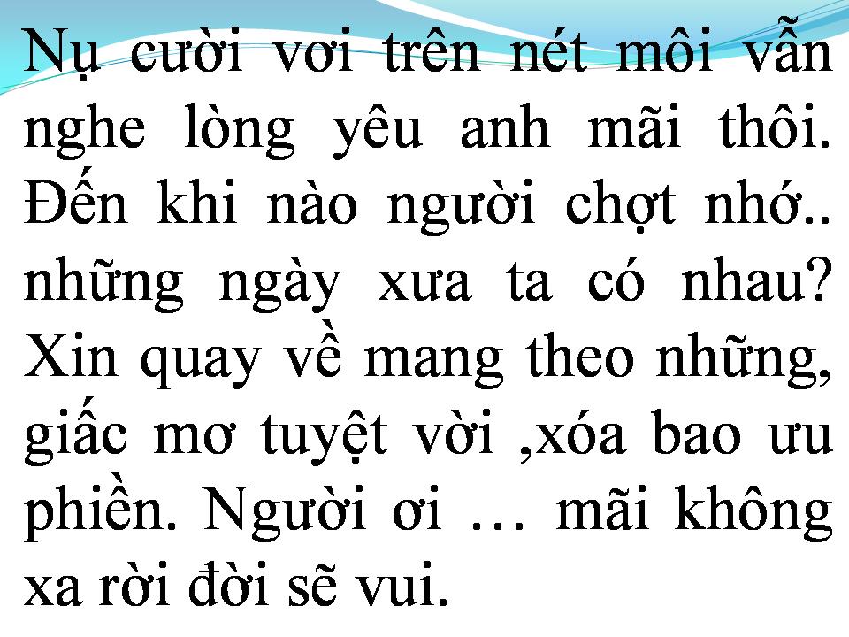 Lời bài hát EM VẪN LÀ EM