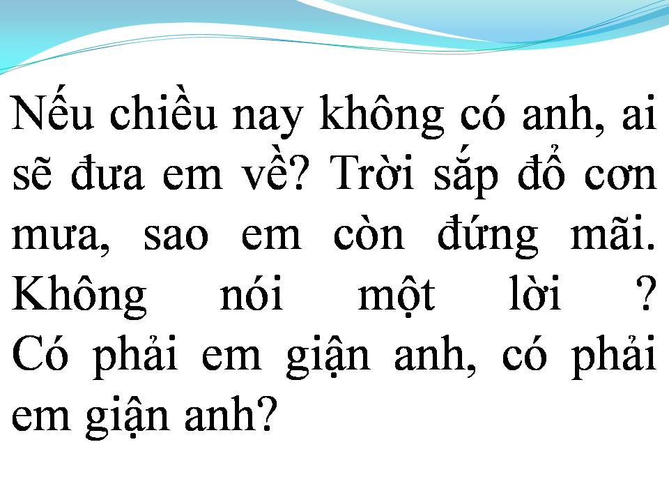 Lời bài hát EM VỀ KẺO TRỜI MƯA