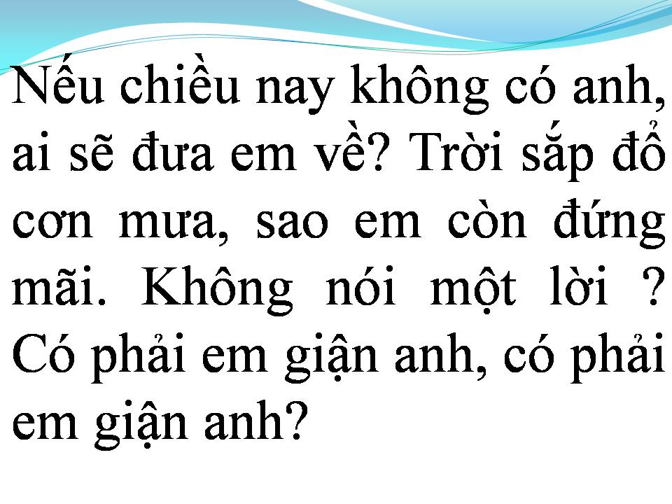Lời bài hát EM VỀ KẺO TRỜI MƯA
