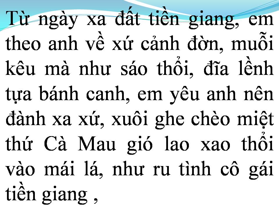 Lời bài hát EM VỀ MIỆT THỨ