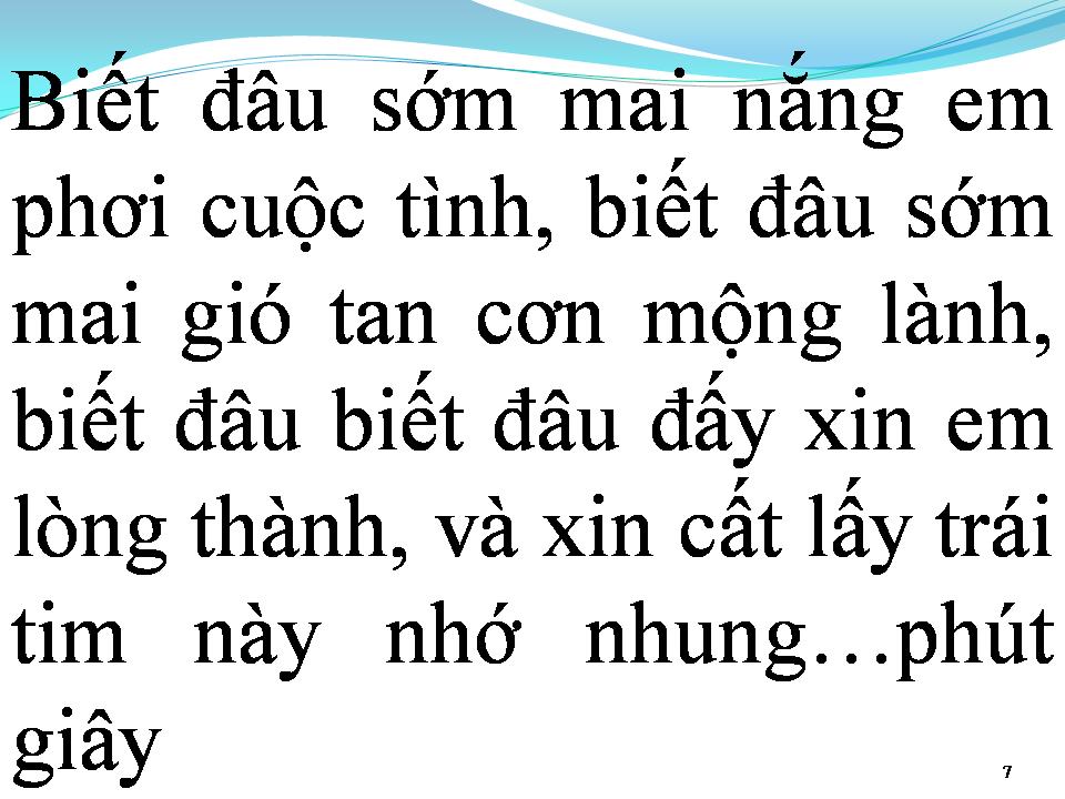 Lời bài hát EM VỀ TINH KHÔI