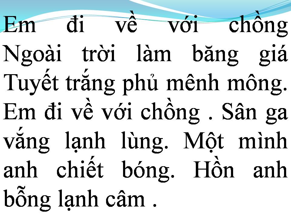 Lời bài hát EM VỀ VỚI CHỒNG
