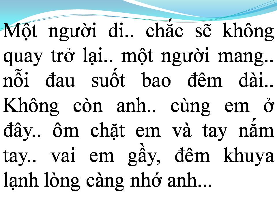 Lời bài hát EM YÊU ANH