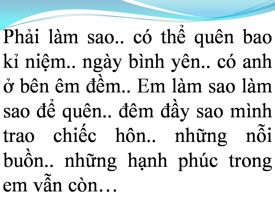 Lời bài hát EM YÊU ANH